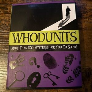 Whodunits Mystery Puzzle Book
